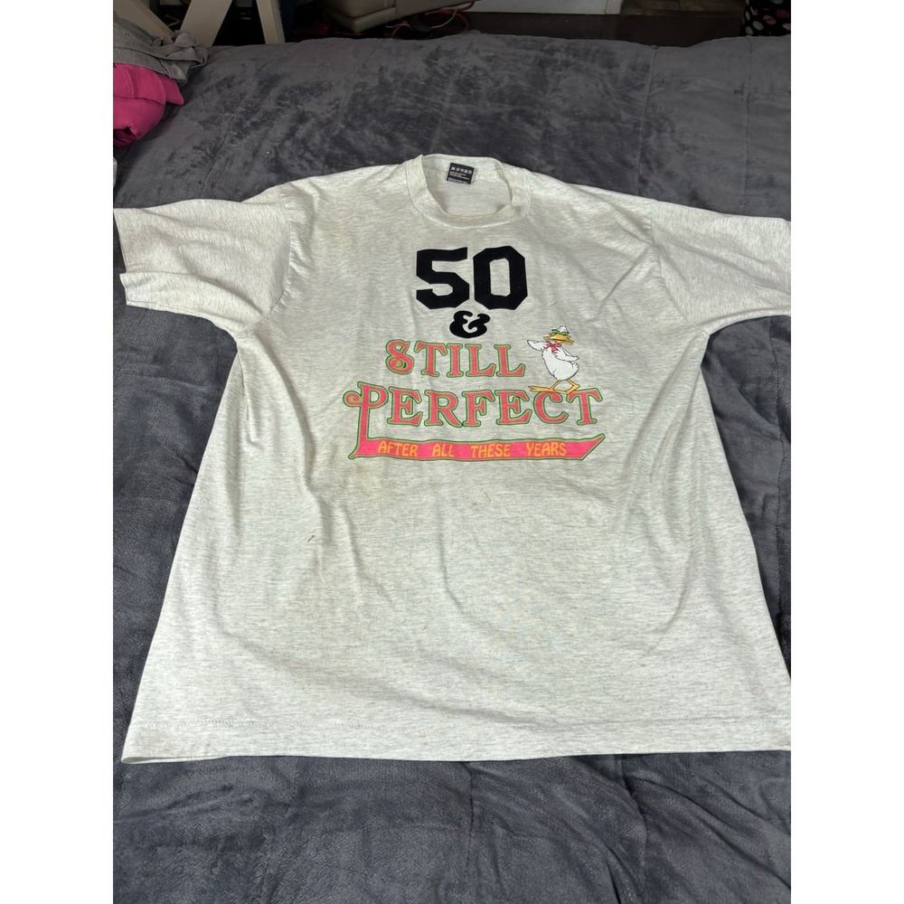 Vintage Single Stitch Delta T-Shirt XL Still Perfect After All These Years 1989